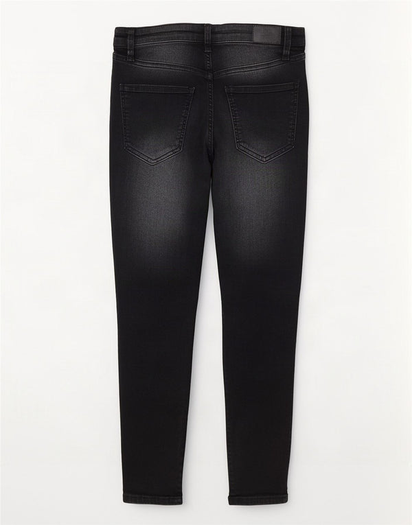 Topshop feminino Joni Skinny Jeans W30 L28 algodão preto