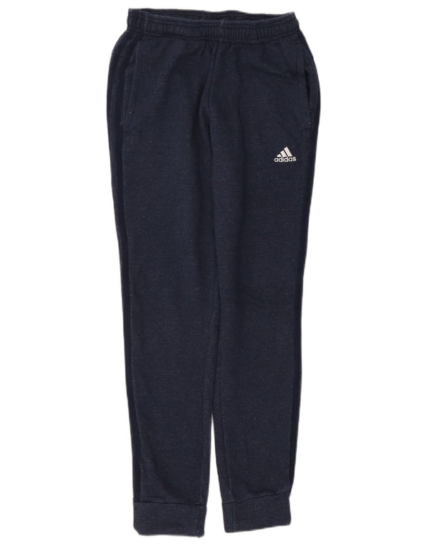 Adidas Mens Treino Calça Joggers Pequeno Algodão Azul Marinho