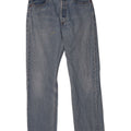 Levi's Masculino 501 Straight Jeans W33 L30 Azul Algodão