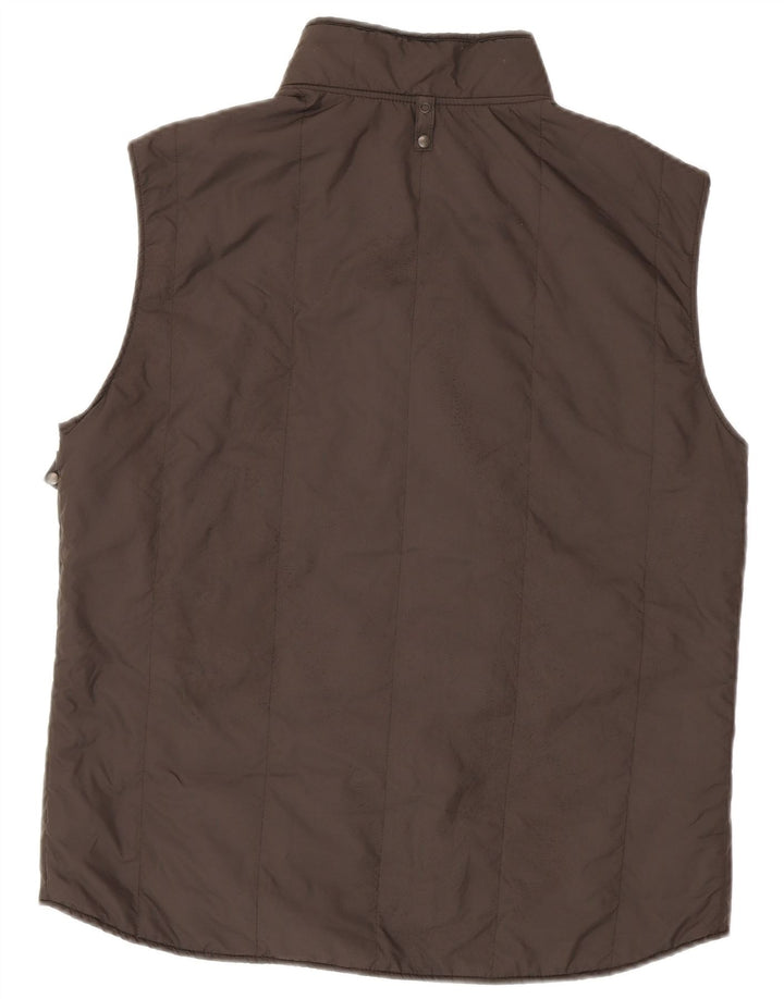 Colete acolchoado masculino Massimo Dutti EU 52 poliéster cinza grande