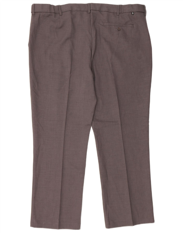 Farah Calça Chino Masculina Reta W42 L29 Poliéster Cinza