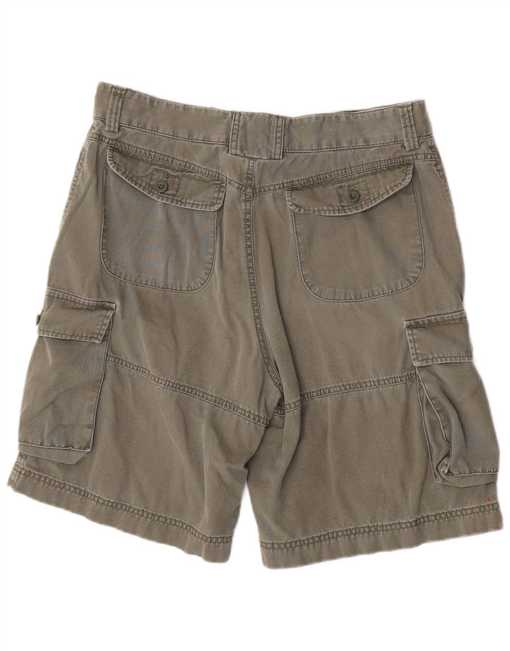 Shorts cargo masculino Izod W32 algodão cáqui médio
