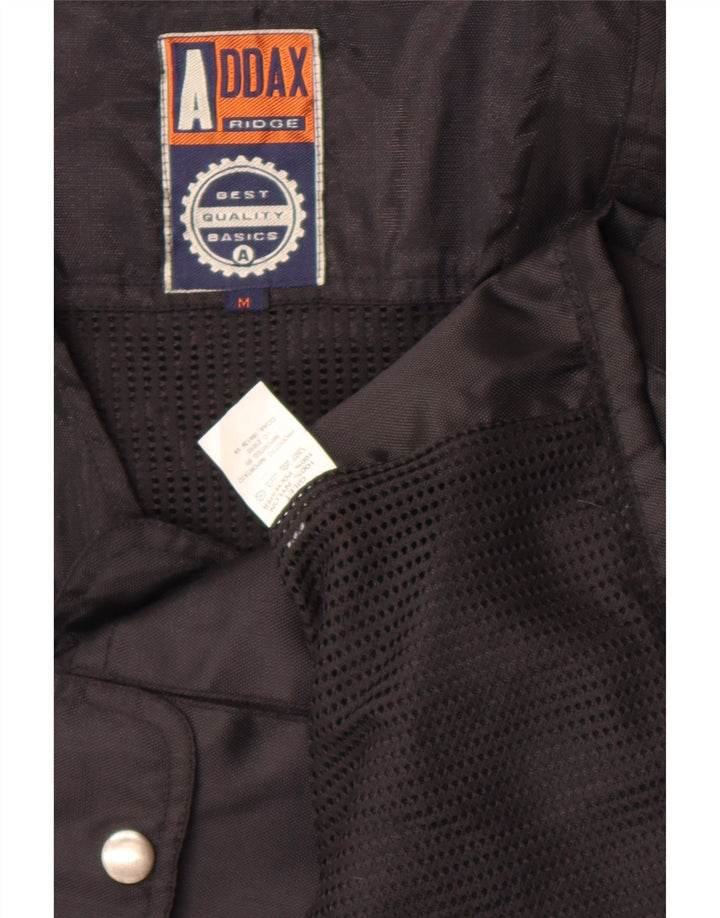 Colete utilitário masculino vintage UK 38 nylon preto médio