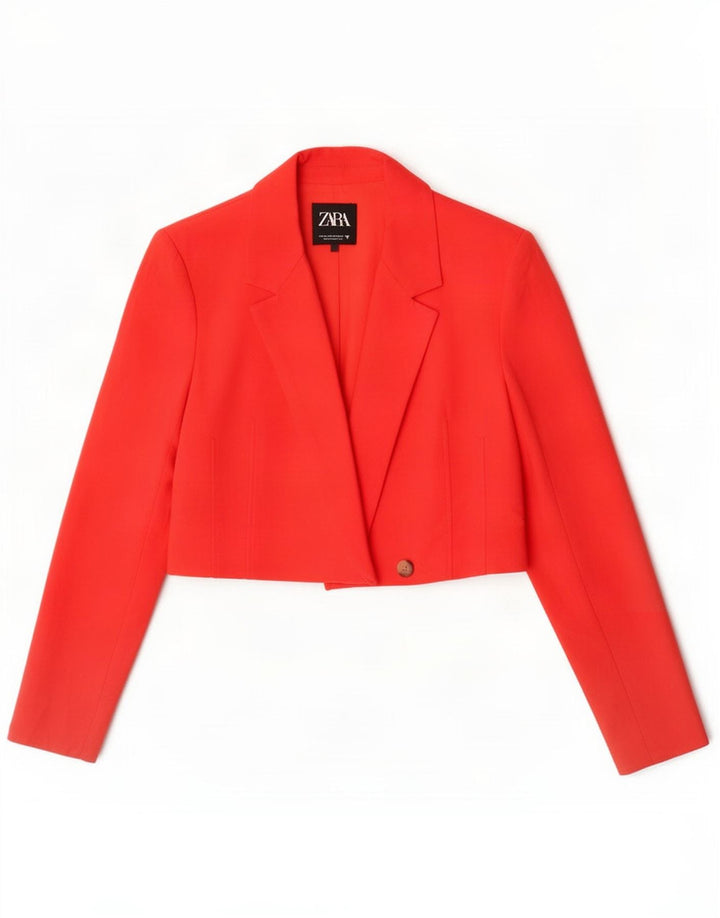 Jaqueta Bolero Feminina Zara UK 6 XS Vermelho