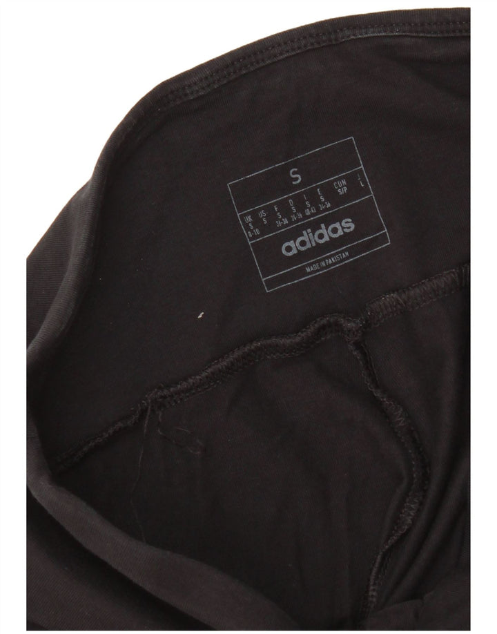 Leggings Adidas Femininas UK 8/10 Pequenas Pretas