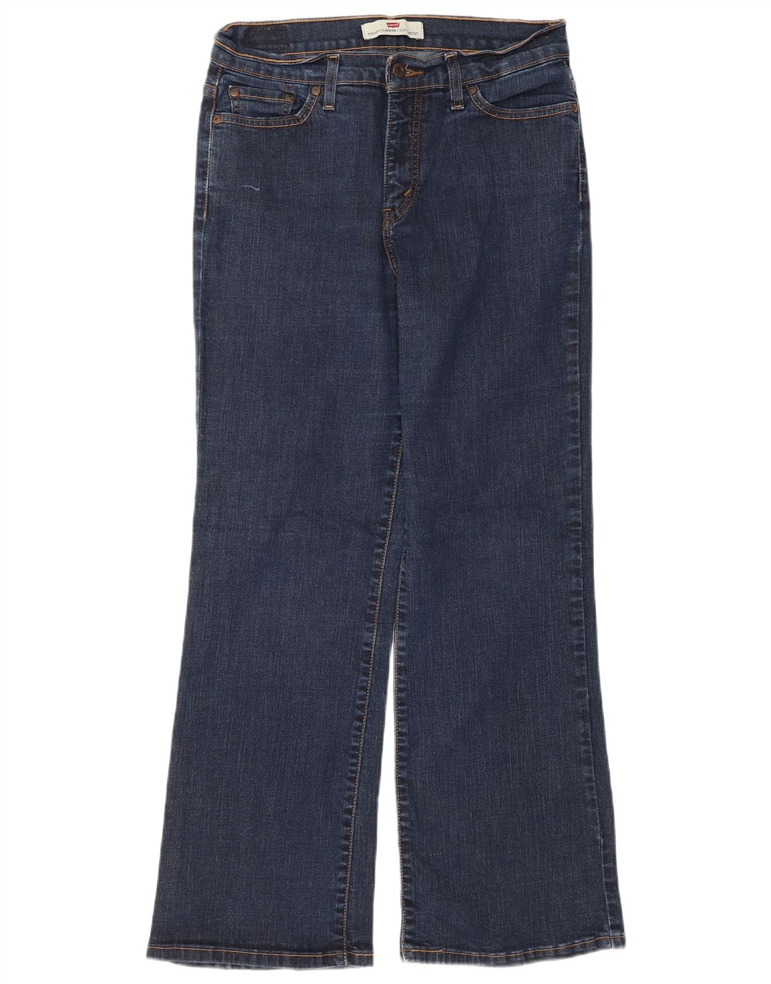 Calça jeans feminina Levi's 512 Perfectly Slimming Bootcut W31 L30 azul algodão