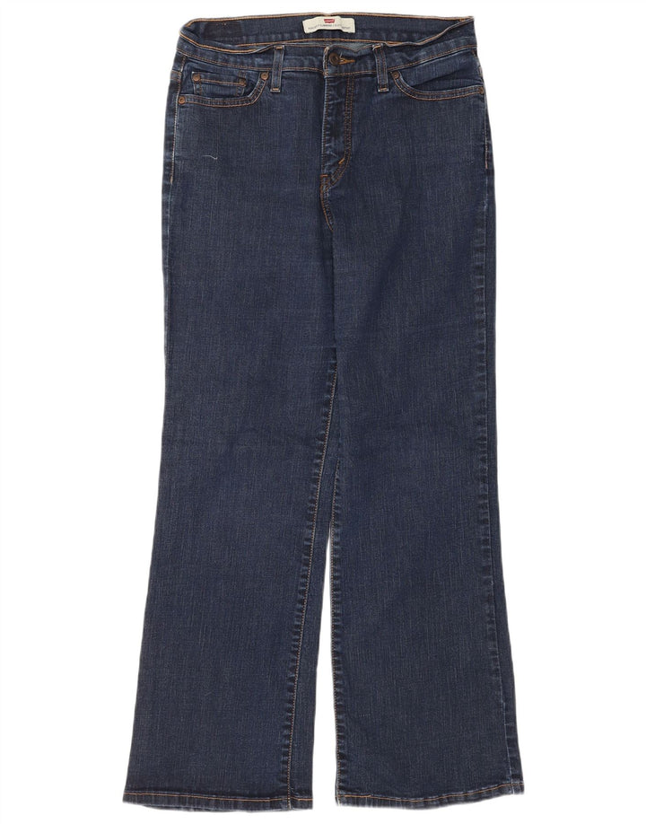 Calça jeans feminina Levi's 512 Perfectly Slimming Bootcut W31 L30 azul algodão