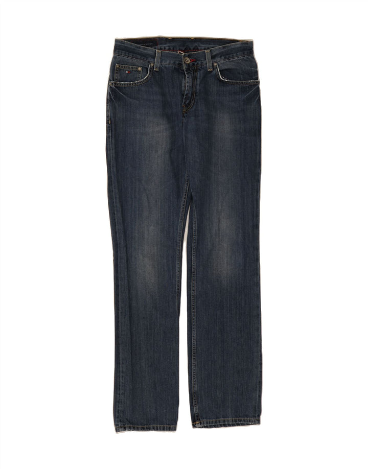 TOMMY HILFIGER Mens Straight Jeans W31 L34  Blue Cotton Vintage Tommy Hilfiger and Second-Hand Tommy Hilfiger from Messina Hembry 