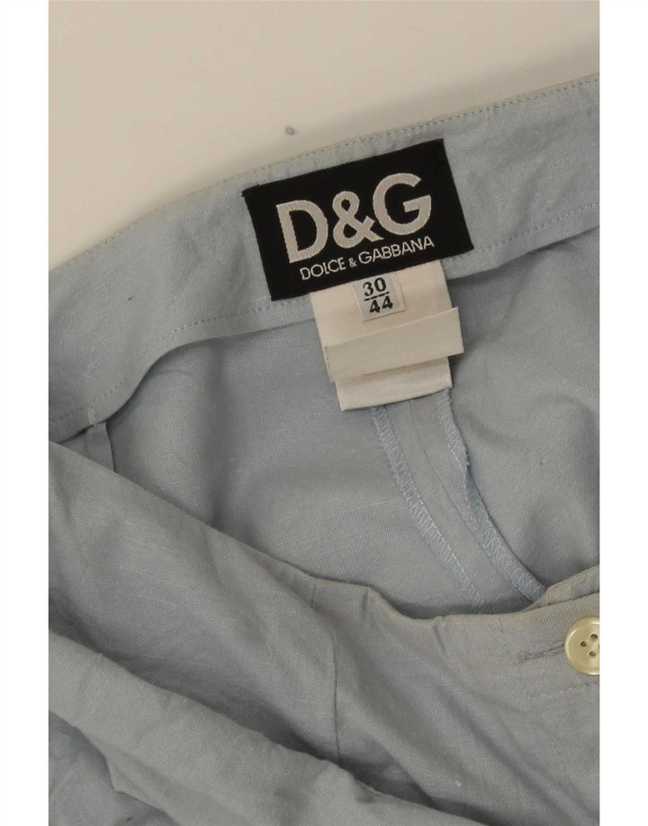 Dolce & Gabbana Calça Bootcut Feminina IT 44 Médio W30 L31 Azul