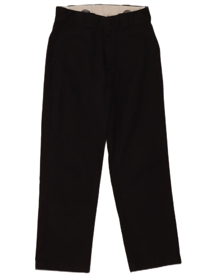 Calça Chino reta feminina Dickies W26 L26 poliéster preto