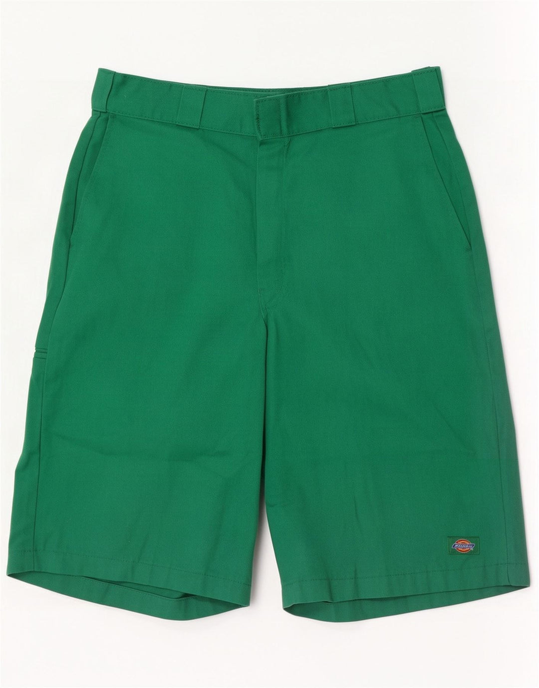 Bermuda masculina Dickies W34 grande poliéster verde