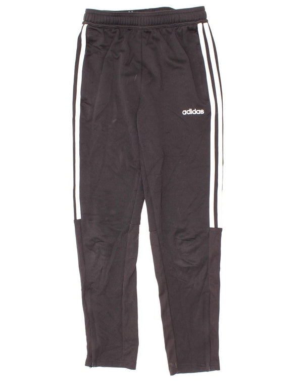 Calças de treino Adidas Boys Climalite 11-12 anos preto poliéster