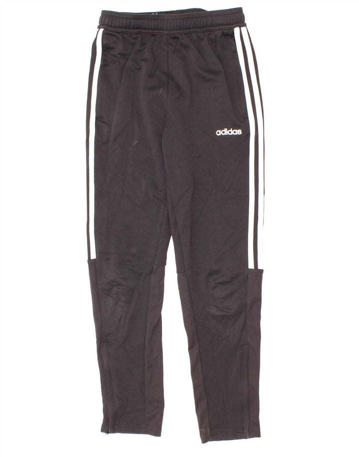 Calças de treino Adidas Boys Climalite 11-12 anos preto poliéster