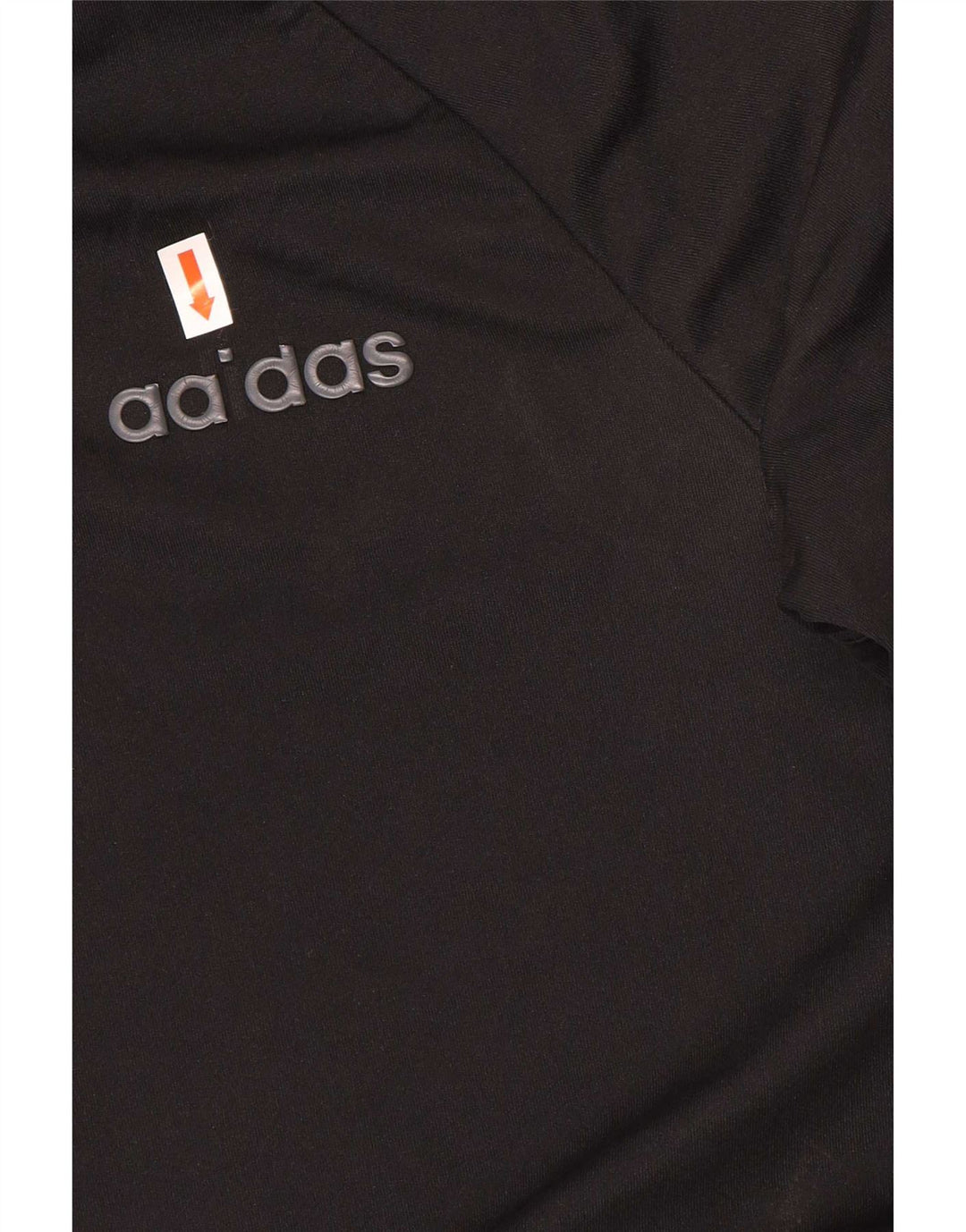Adidas Mens Camiseta Top Pequeno Poliéster Preto