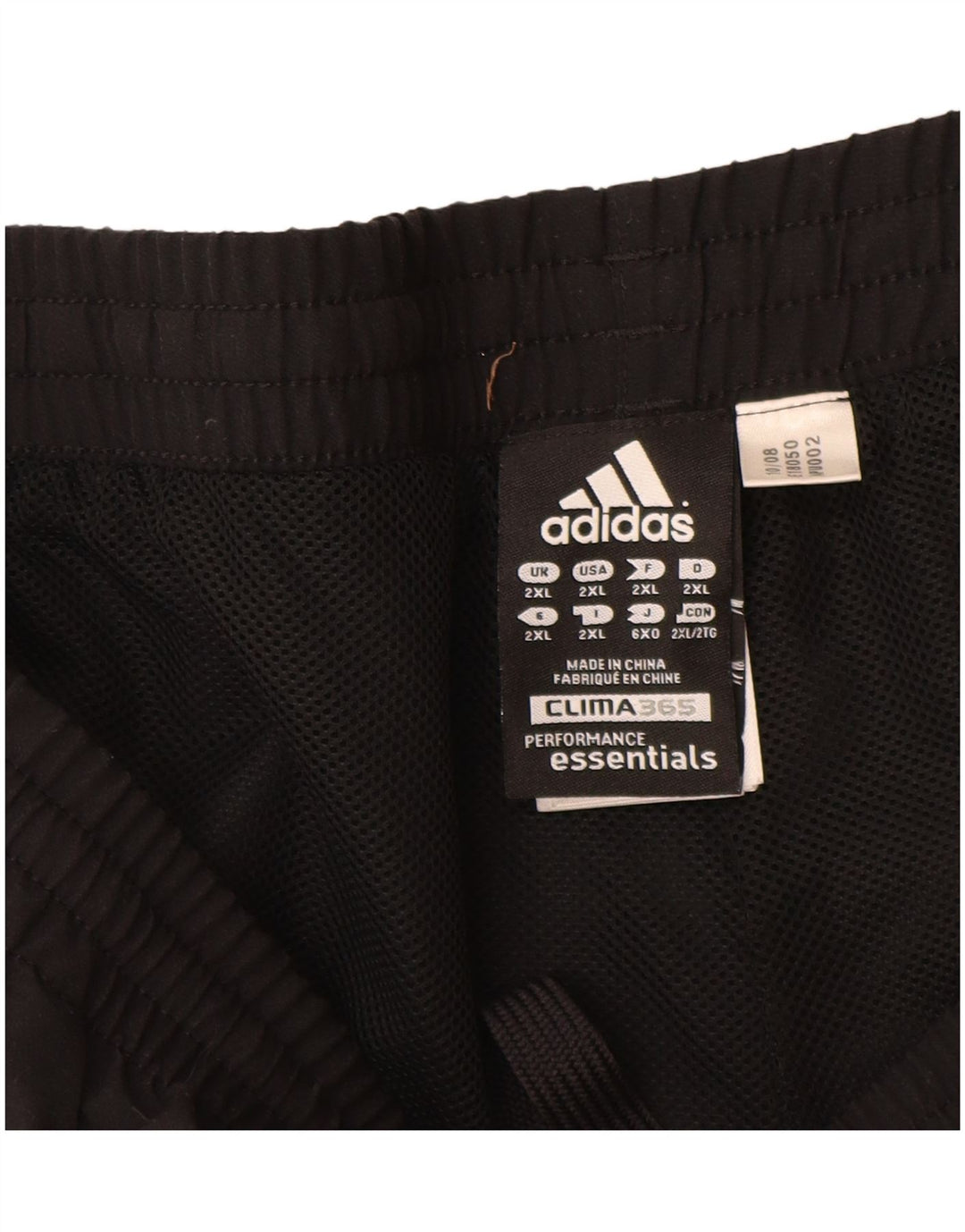 ADIDAS Masculino Clima 365 Sport Shorts 2XL Preto Poliéster