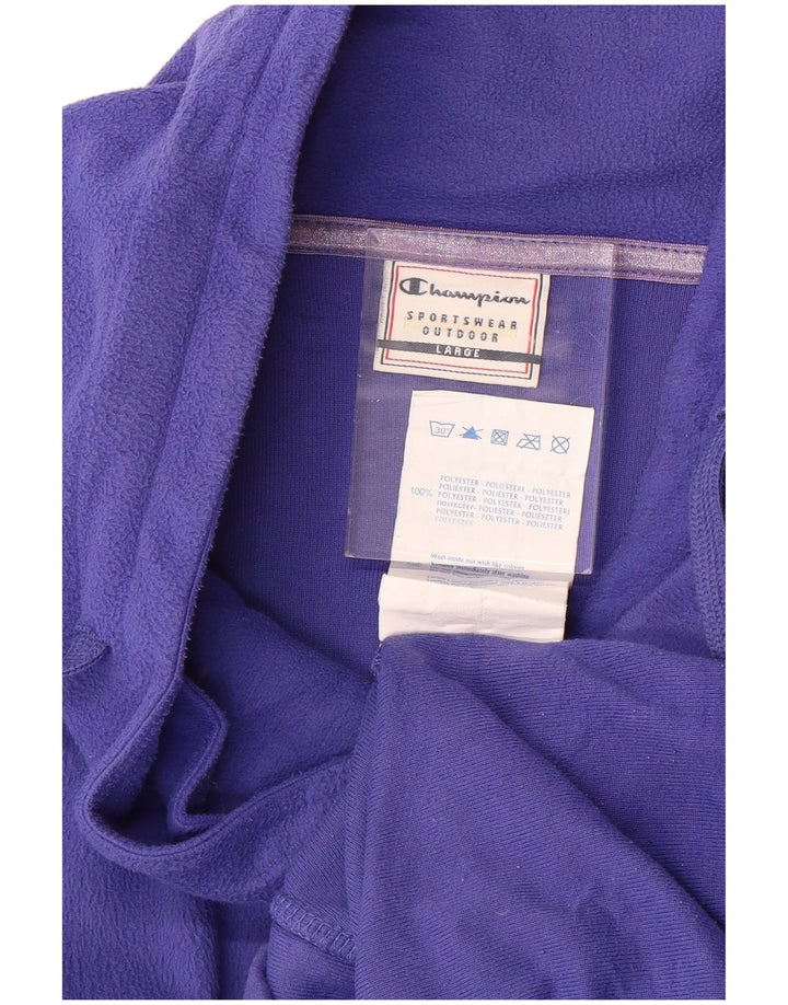 Jumper de lã feminino CHAMPION UK 16 grande poliéster roxo