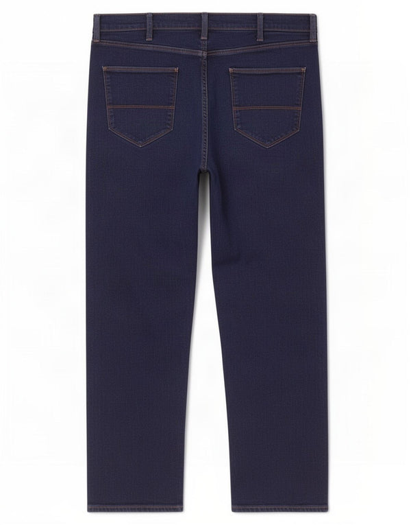 Jeans retos masculinos Marks & Spencer W36 L29 algodão azul marinho