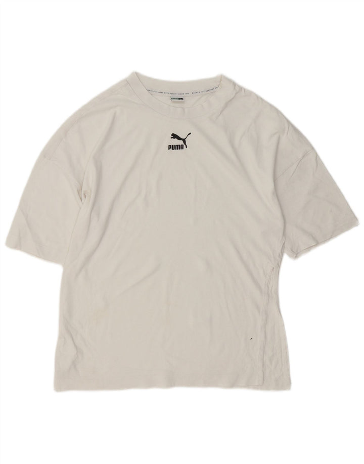 Camiseta masculina Puma Top XS algodão branco