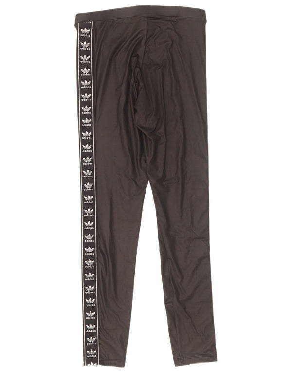 Leggings Adidas Feminino UK 10 Pequeno Poliéster Preto