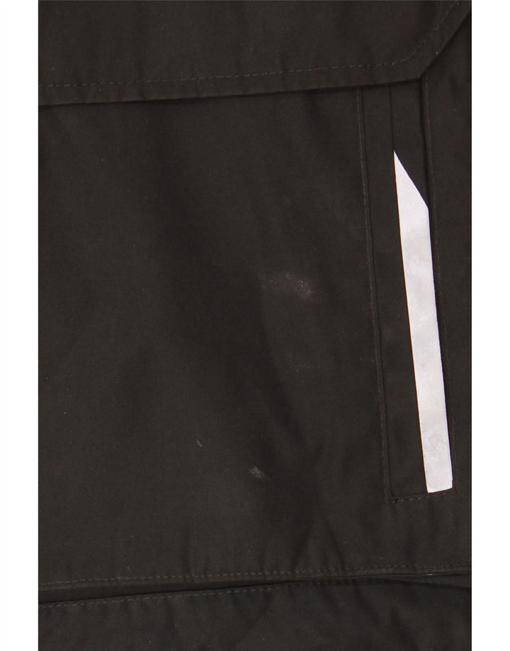 Jaqueta de esqui masculina com capuz Marks & Spencer UK 40 grande bloco colorido preto