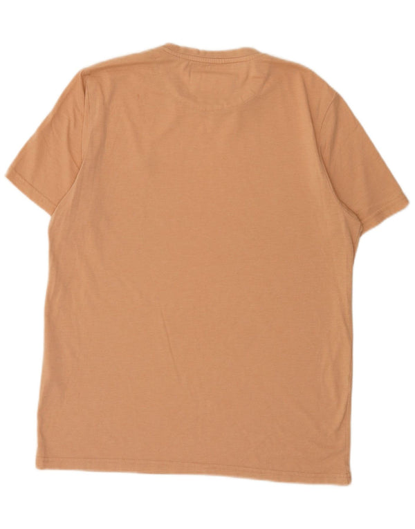 Camiseta masculina Lyle & Scott poliéster rosa médio