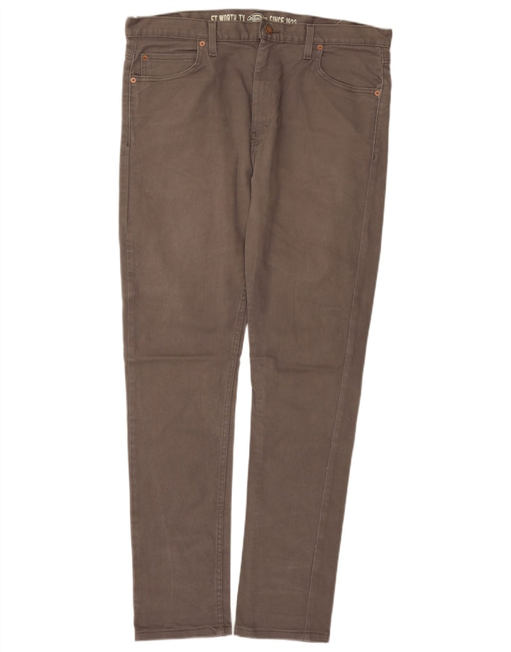 Calça jeans skinny masculina Dickies W36 L32 algodão cinza