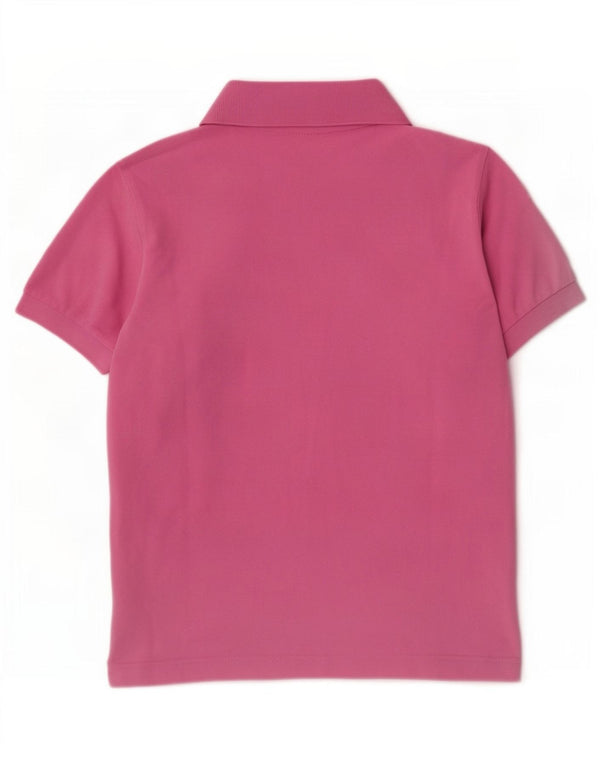 Camisa polo feminina Kappa UK 10 pequena algodão rosa