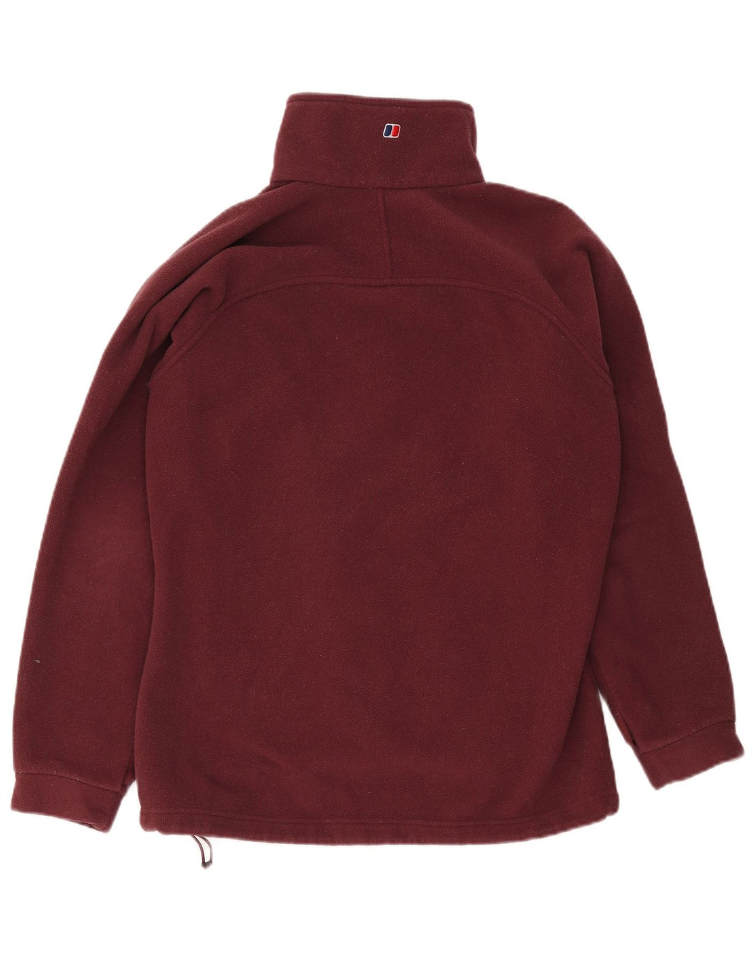 Jaqueta de lã feminina Berghaus UK 14 grande poliéster cor de vinho