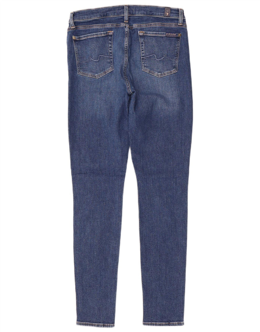 7 For All Mankind Jeans Skinny Feminino W30 L30 Azul Poliéster