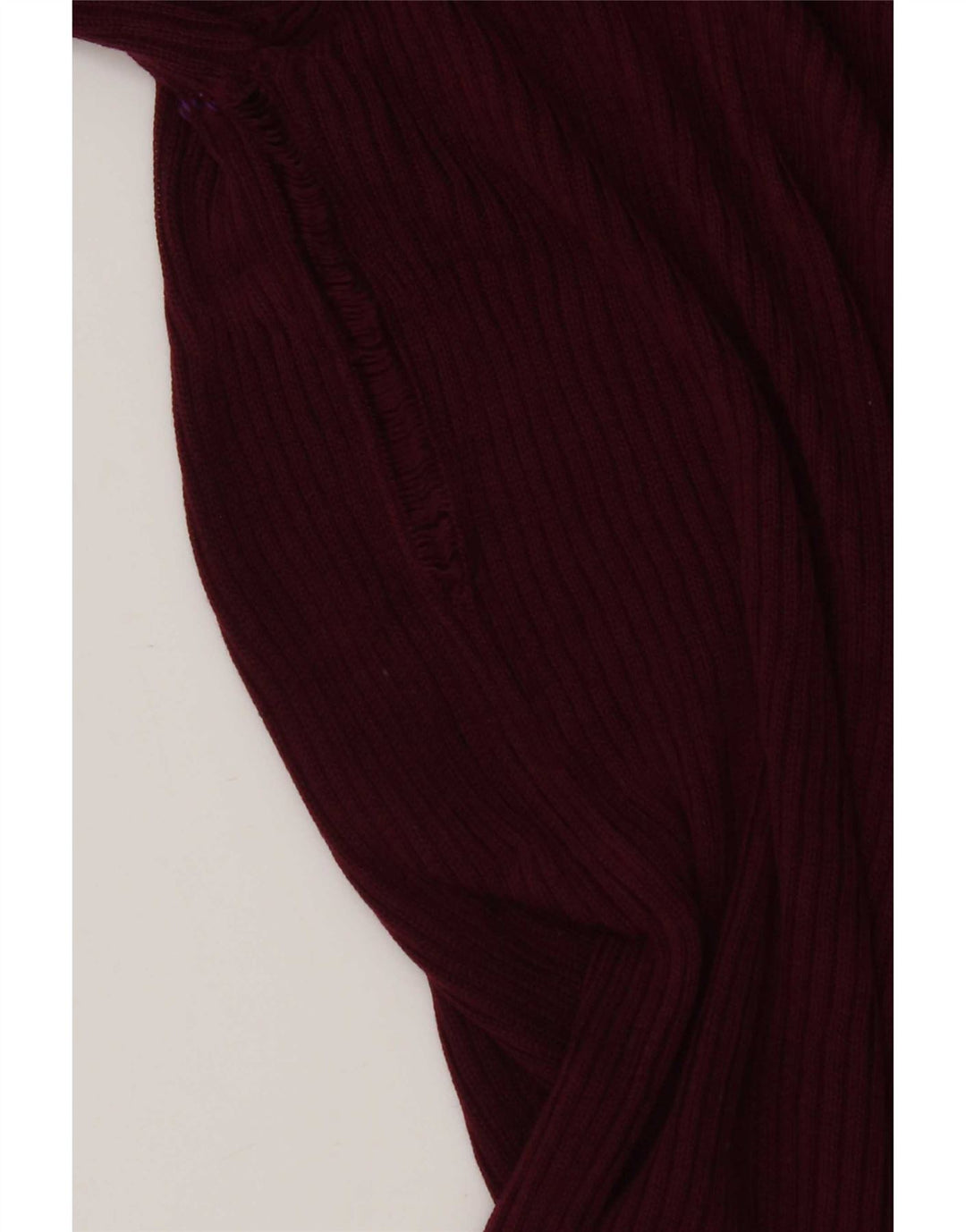 Camiseta feminina Zara Top UK 12 Médio Borgonha