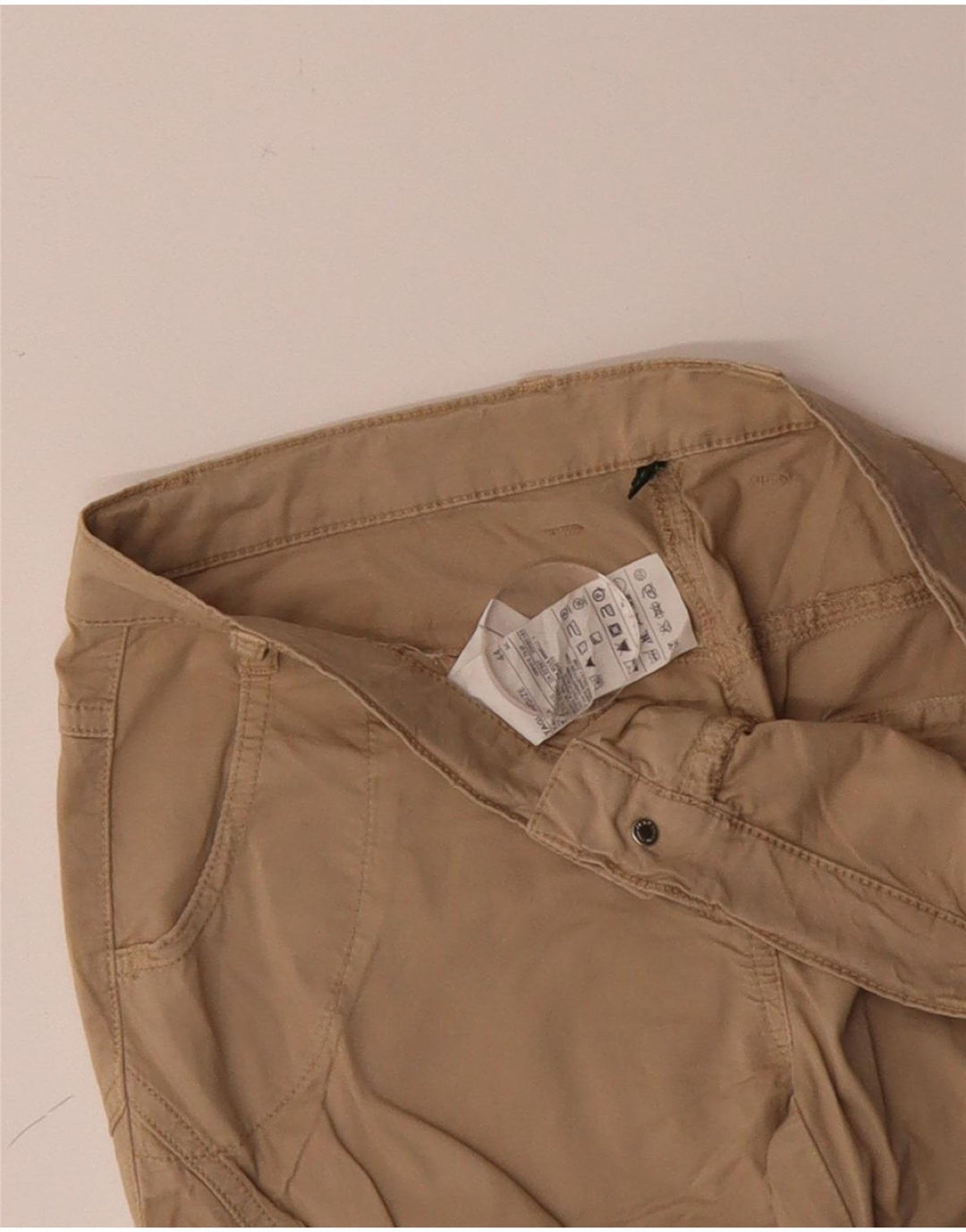 Calça jogger feminina BENETTON IT 44 médio W34 L31 algodão bege