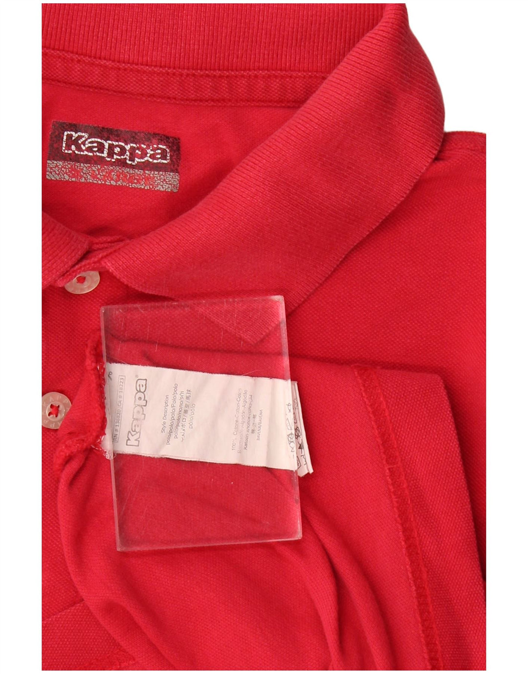 Camisa polo masculina KAPPA XL algodão vermelho