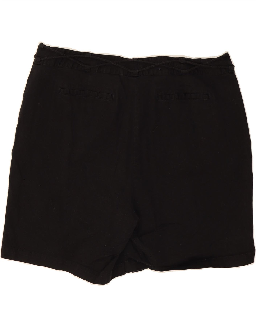 CHAPS Womens Casual Shorts US 18 2XL W40  Black Cotton Vintage Chaps and Second-Hand Chaps from Messina Hembry 