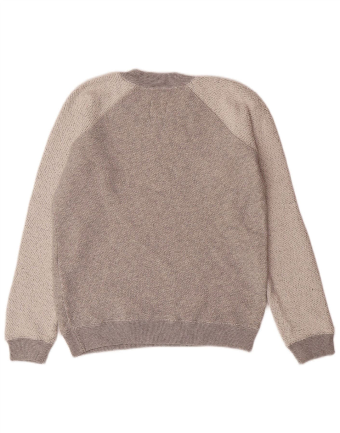 JACK WILLS moletom feminino jumper UK 6 XS cinza colorblock algodão