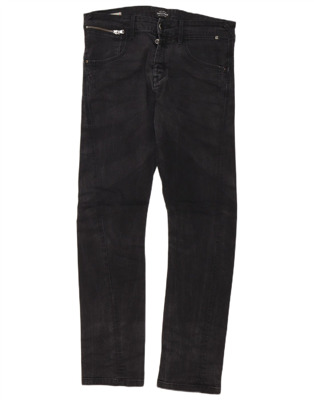 Jeans masculinos Jack & Jones Slim W32 L34 preto