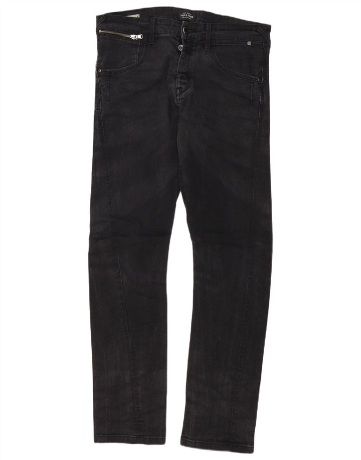 Jeans masculinos Jack & Jones Slim W32 L34 preto