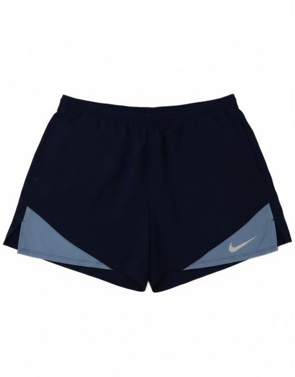 Shorts Nike Masculino Dri Fit Sport XL Azul Marinho Colorblock