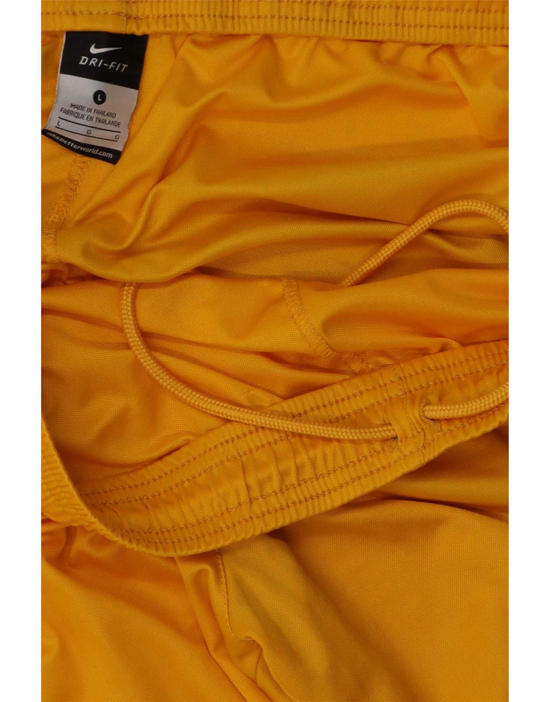 Nike Mens Dri Fit Sport Shorts Grande Poliéster Amarelo