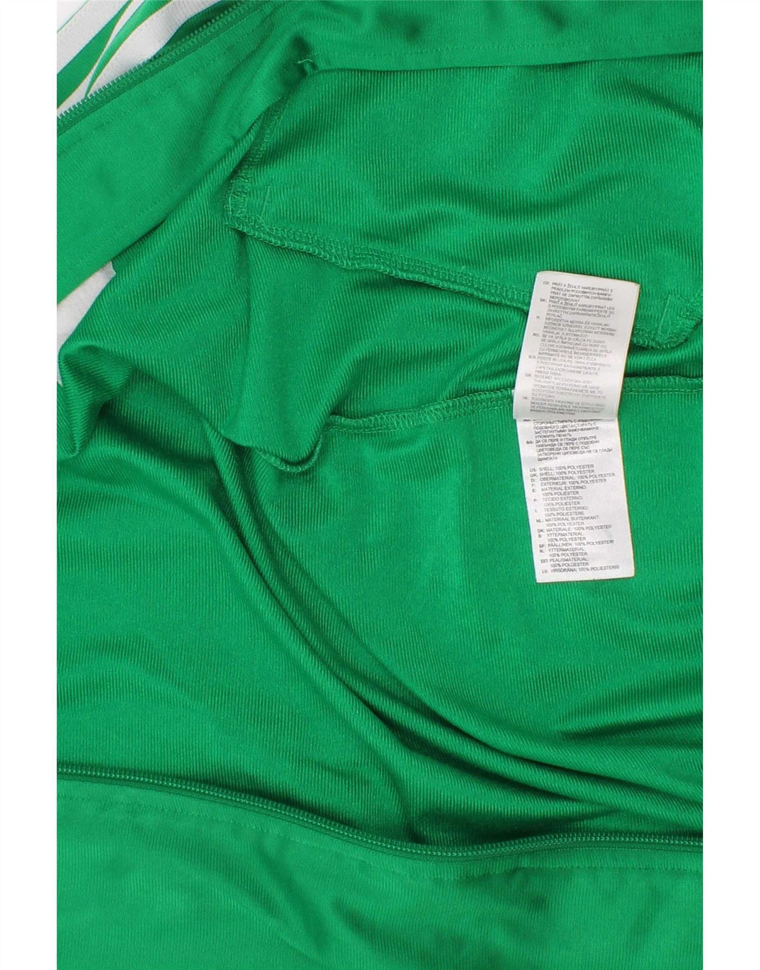 Casaco de treino gráfico Adidas Boys 7-8 anos verde poliéster