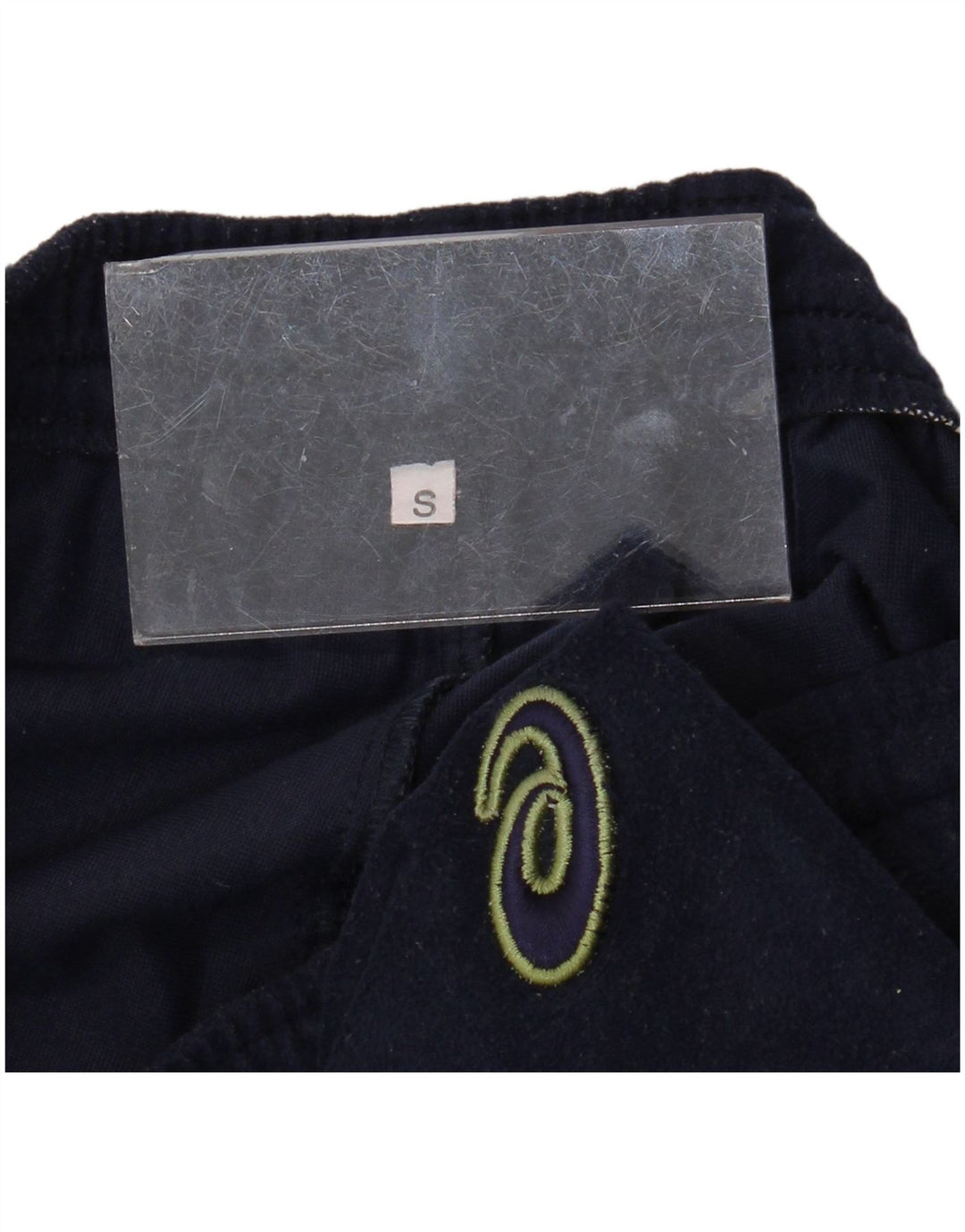 ASICS Mens Velour Tracksuit Calças Pequenas Azul Marinho