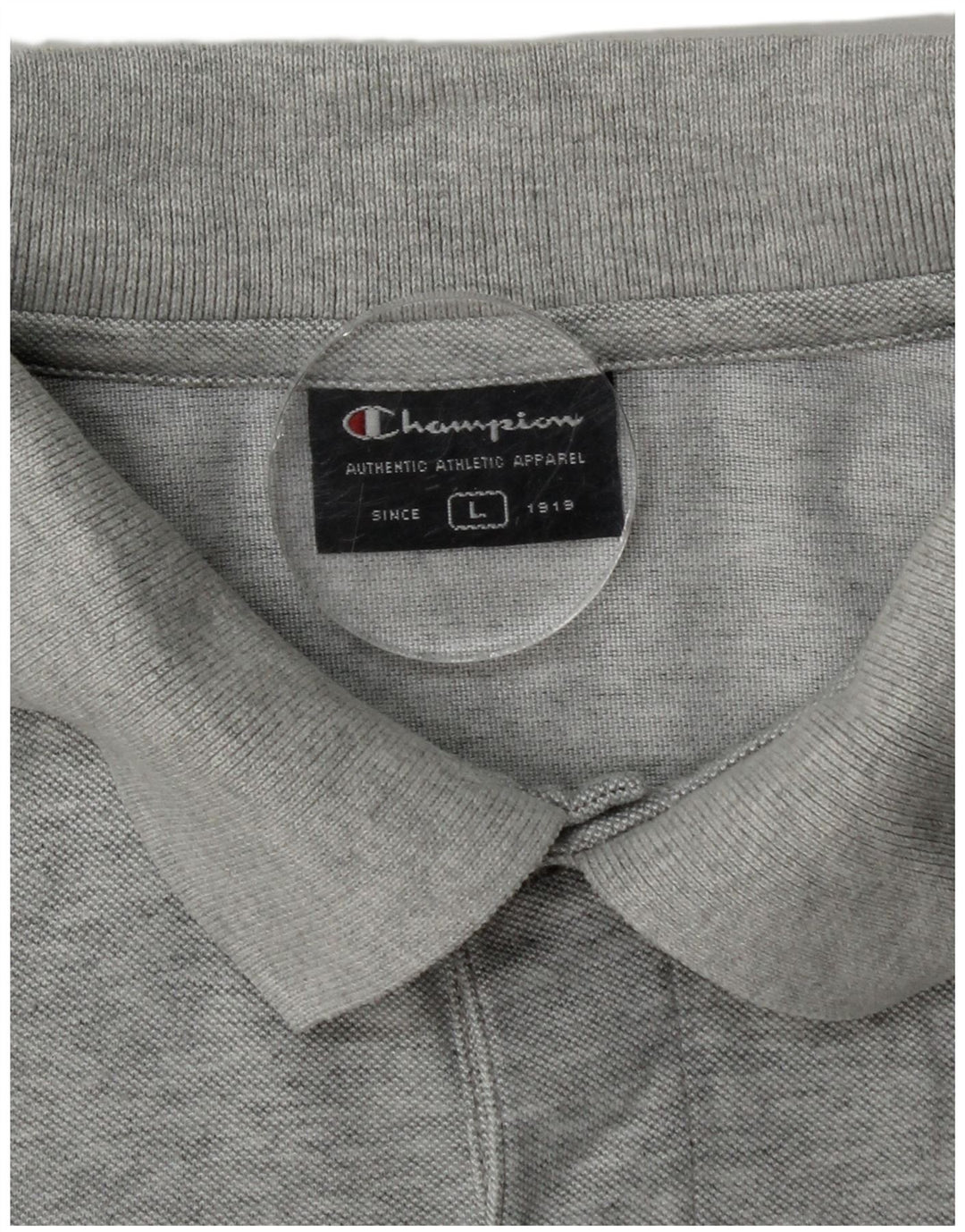 Camisa polo masculina Champion grande cinza
