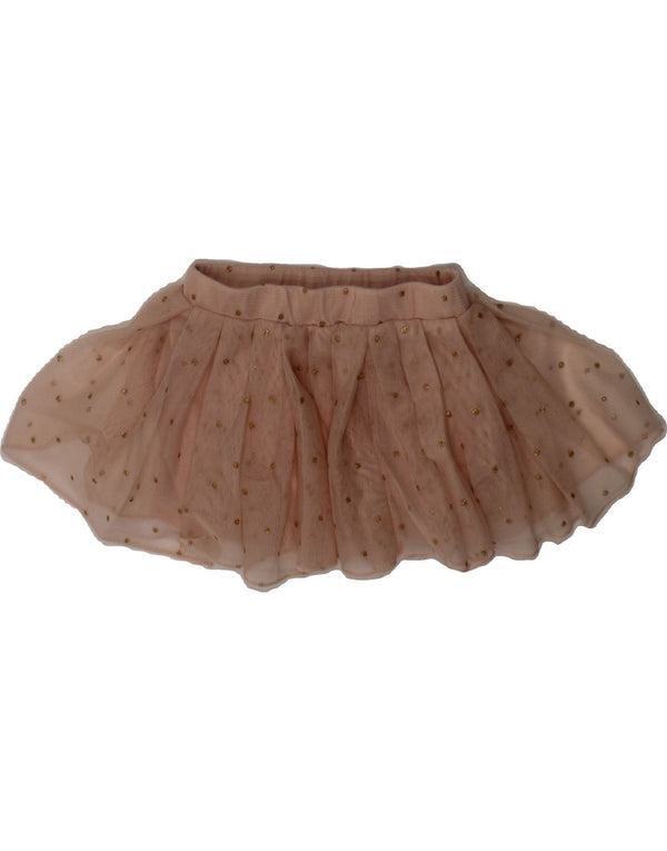 Saia plissada GUESS para bebês meninas 0-3 meses W16 poliéster manchado rosa