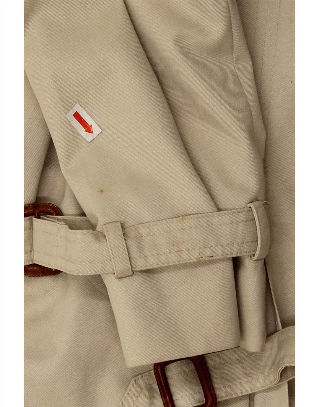 Trench Coat Feminino Aquarama UK 10 Pequeno Poliéster Bege