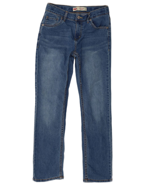 Levi's Meninos 511 Slim Jeans 14-15 Anos W27 L29 Azul Algodão