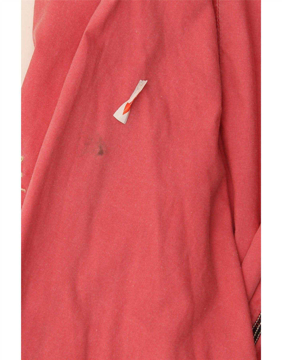 Jaqueta bomber vintage feminina de grandes dimensões IT 44 algodão rosa médio