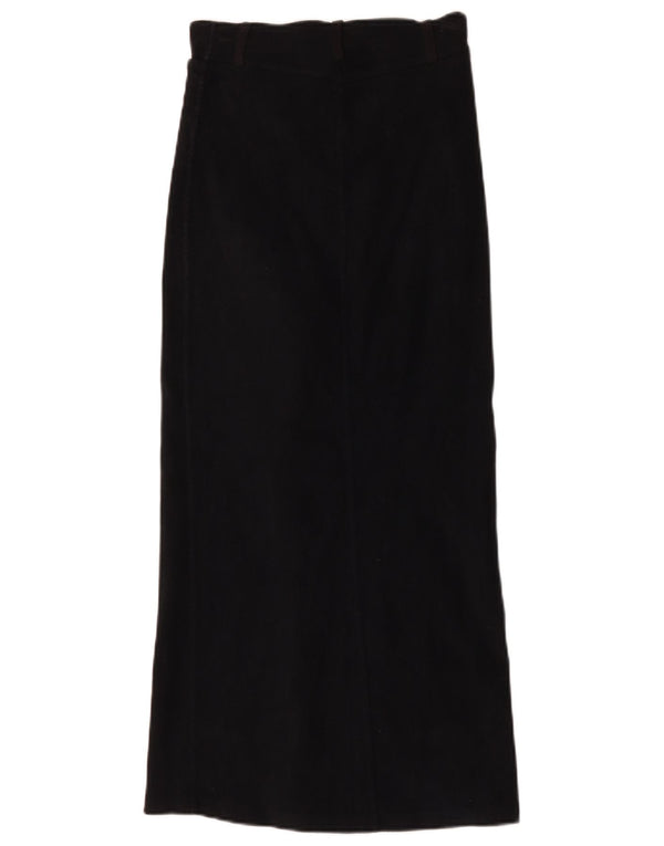 Saia feminina maxi veludo Charro IT 42 médio W26 algodão preto