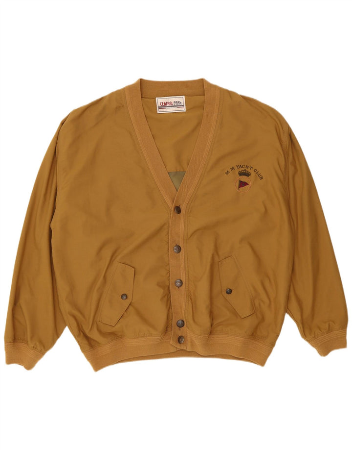 Jaqueta bomber masculina Central Park UK 44 2XL marrom poliamida esportiva