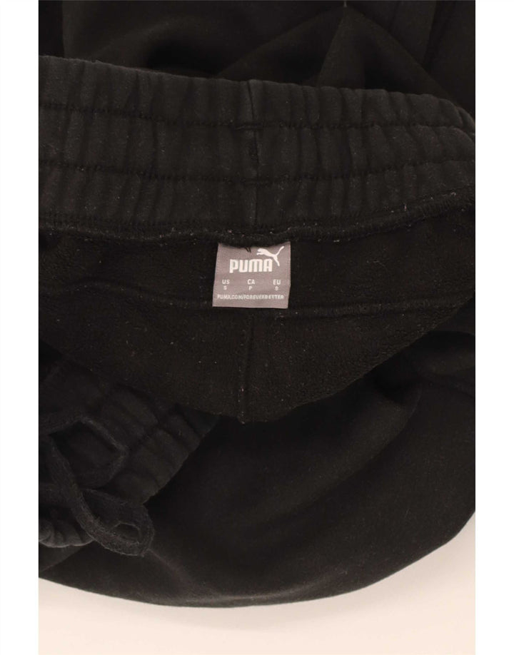 Calça de treino masculina Puma Joggers pequeno algodão preto