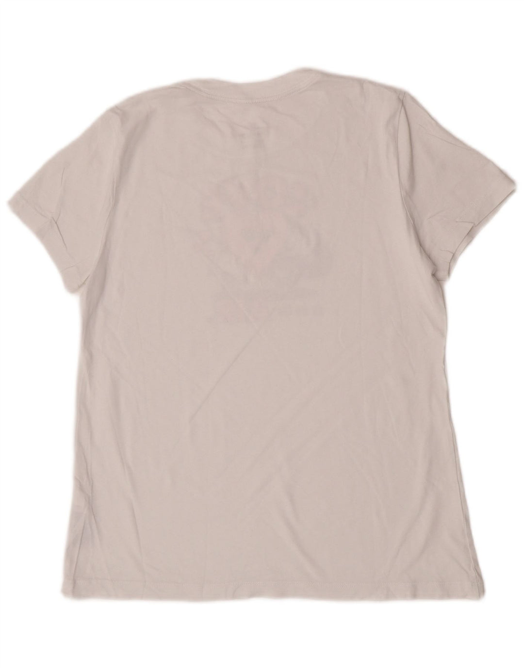 Camiseta Nike feminina gráfica Top UK 14 médio algodão branco
