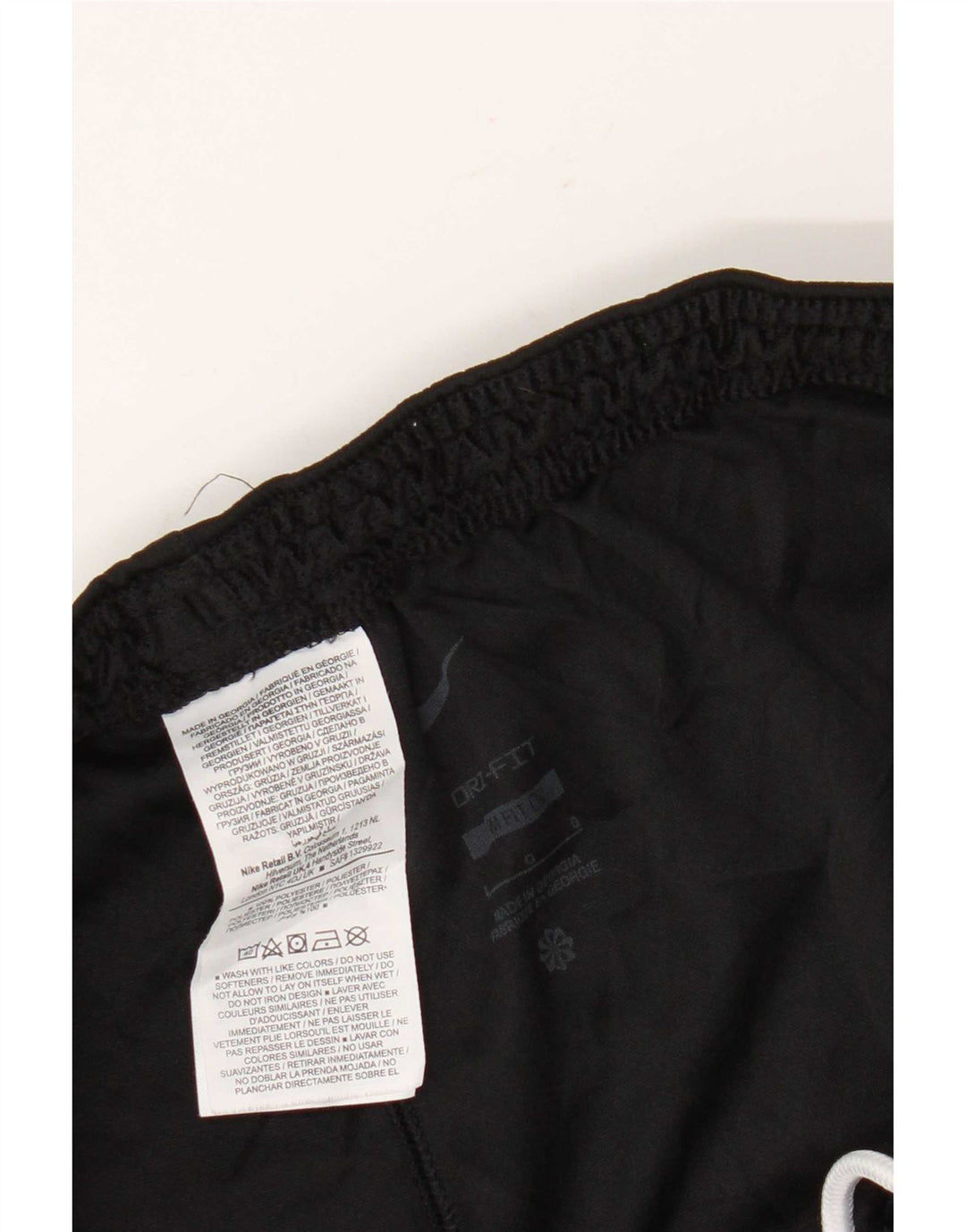 Nike Mens Dri Fit Slim Sport Shorts Grande Poliéster Preto